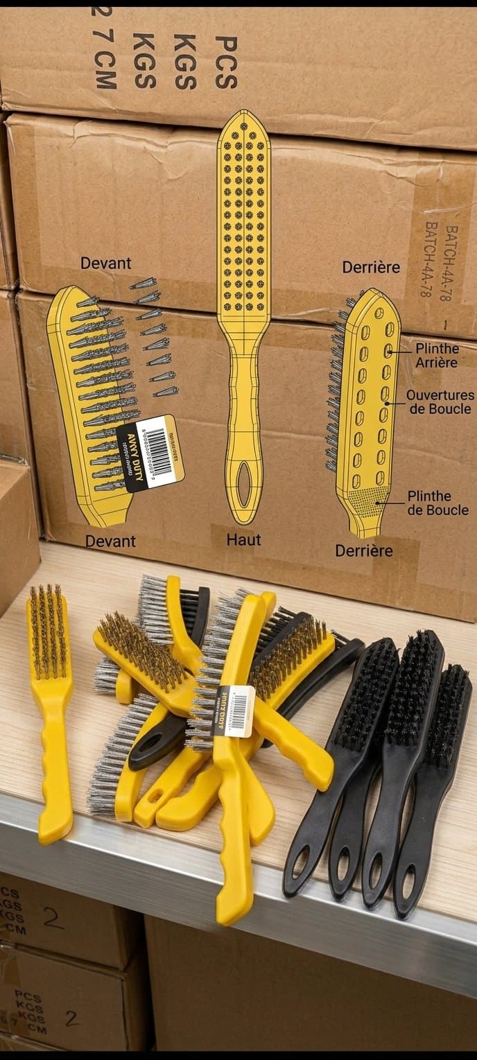 brosse métallique manuelle
